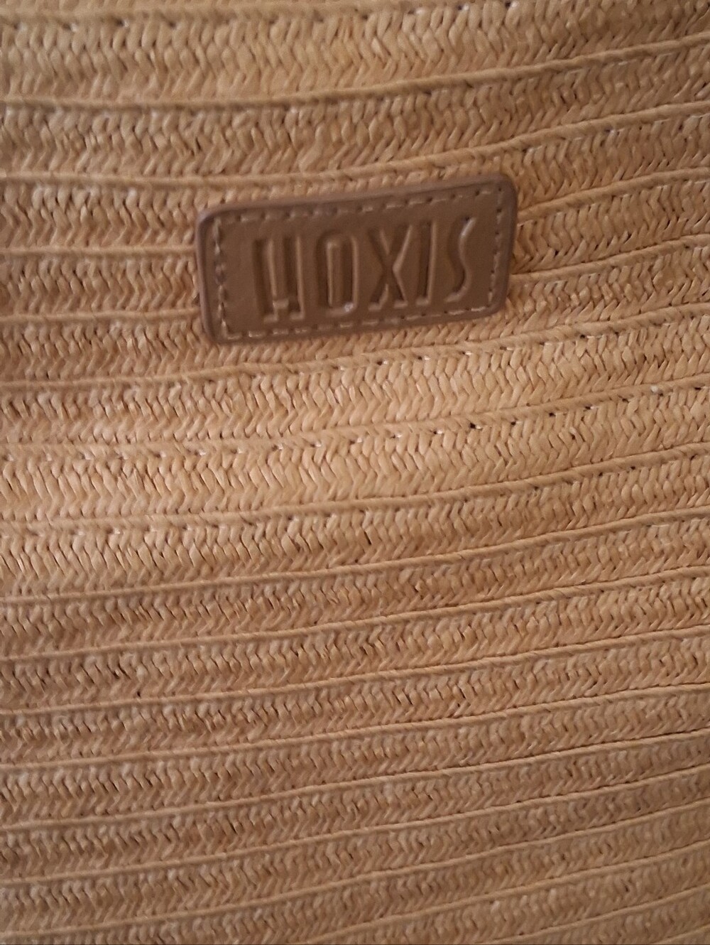 Hoxis Beige Summer Beach Woven Handbag - Picture 2 of 9